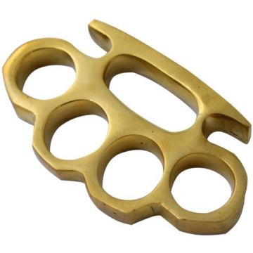 Heavy Duty Brass Knuckle Belt Buckle KT-001-M-BS